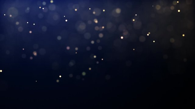 Magical golden Particles weaving Animation