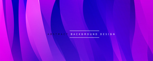 Dynamic trendy simple fluid color gradient abstract background with line effects. Vector Illustration For Wallpaper, Banner, Background, Card, Book Illustration, landing page