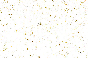 Gold Glitter Texture Isolated On White. Amber Particles Color. Celebratory Background. Golden Explosion Of Confetti. Design Element. Digitally Generated Image. Vector Illustration, Eps 10.