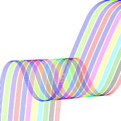 Colors Stripe Wave Micro Lines Abstract Object Pattern Background Texture  
