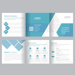 Square Trifold Brochure Template