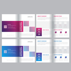 business bifold brochure template