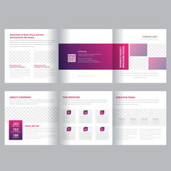 Square Trifold Brochure Template