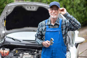 Portrait of car mechanic