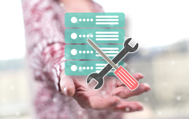 Concept of server maintenance