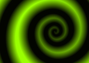 Abstract green waves background. Vector illustration.