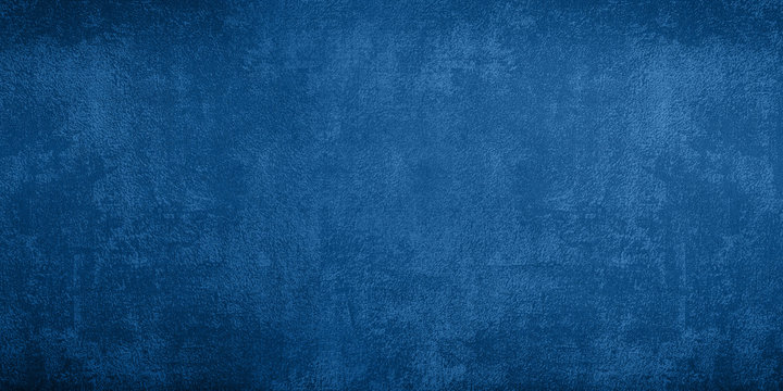 Retro grunge texture or background in trendy classic blue color 2020
