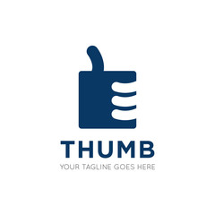 finger thumb logo and good icon vector illustration design template