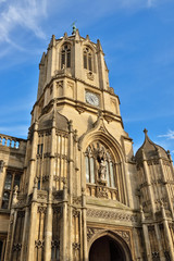 Fototapeta na wymiar Tom Tower, Christ Church College, Oxford, England, United Kingdom