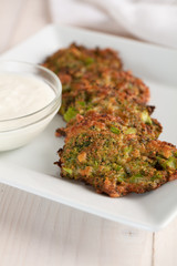 Traditional Turkish/Greek meal; Zucchini mucver