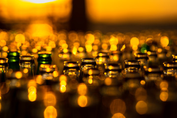 Fototapeta premium close up group of bottle
