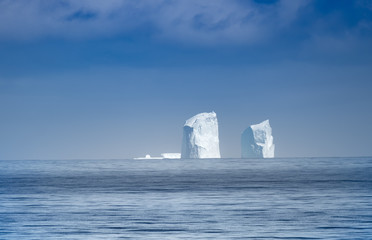 Cruise ship encountering an iceberg, drake passage, antarctica © Luis