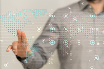 Best Internet Concept of global business from concepts series