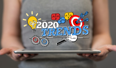 year 2020 business solution concept