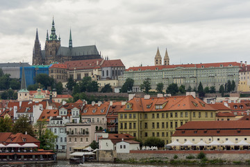 Naklejka na ściany i meble view of prague castle, czech republic