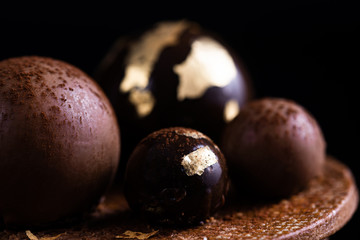 Handmade Patisserie Confection. Creative Art of Confectionery. Close Up Detail View