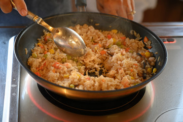 Traditional Fried rice,Thai food style.