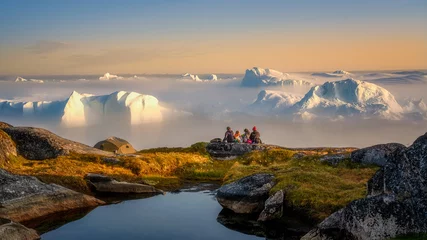 Foto auf Acrylglas Grönland Ilulissat Gletscher am Meer © Jaro