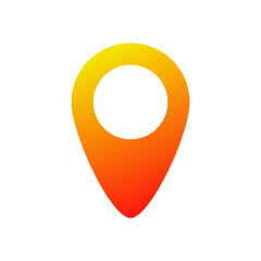 Pin icon. Vector
