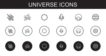universe icons set © NinjaStudio