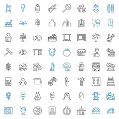 food icons set