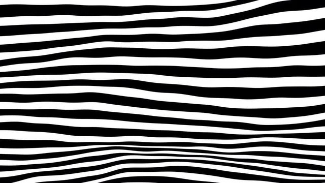 Abstract background design, wavy striped pattern, seamless looped 4k animation