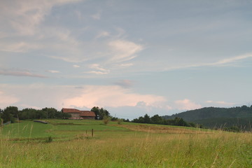 Fototapeta premium Jul. 20, 2013. Larrabetzu is a beautiful village located in the Txorierri valley, in the heart of Bizkaia (Basque Country).