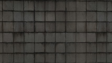 Gray tiles as background texture surface.
