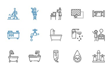 tap icons set