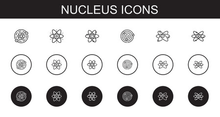 nucleus icons set