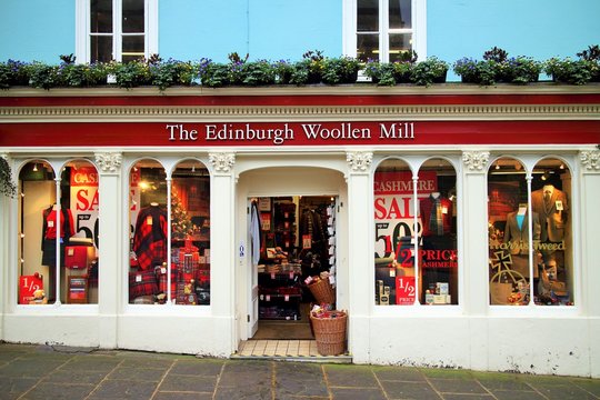 The Edinburgh Woollen Mill clothing and accessories store on January 01,2015 in Windsor, England