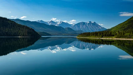 Fotobehang Het landschap tussen Carcross en Skagway in Alaska en Canada © hecke71