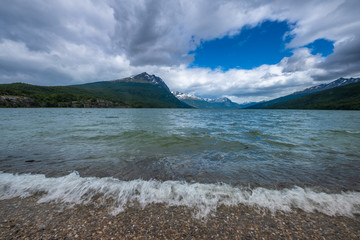 Coastal landscapes, Tierra del Fuego National Park, Ushuaia, Argentina