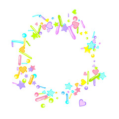 Sprinkles grainy. Cupcake dessert bakery confetti