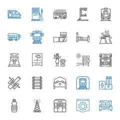station icons set