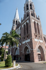 Fototapeta na wymiar St. Mary's Cathedral in Yangon