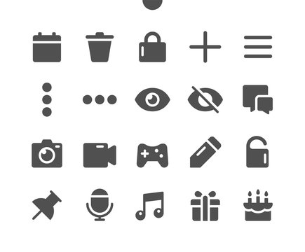 Social Icons v3 UI Pixel Perfect Well-crafted Vector Solid Icons 48x48 Ready for 24x24 Grid for Web Graphics and Apps. Simple Minimal Pictogram