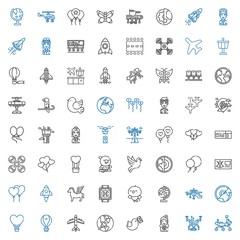 fly icons set