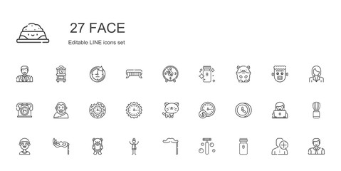 face icons set