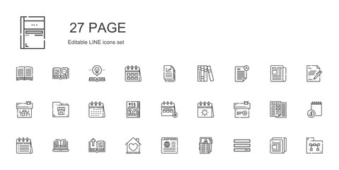 page icons set