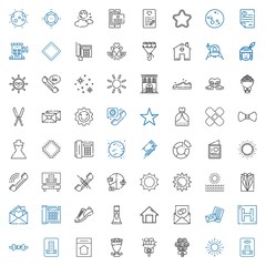 trendy icons set