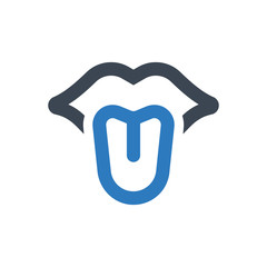 Obraz premium Tongue Icon