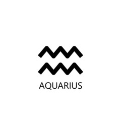 Aquarius symbol - The eleventh astrological sign in the Zodiac