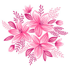 Decorative floral ornament