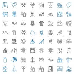 outdoor icons set