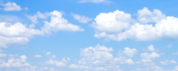 blue sky with clouds