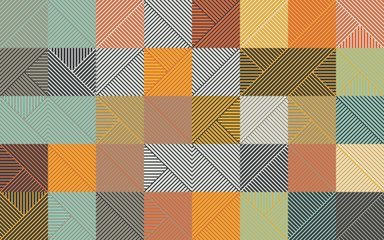 Triangle Abstract Vector Pattern Design