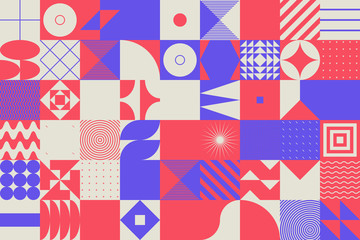 Neo Modernism Artwork Pattern Design