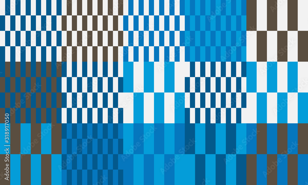 Poster repetitive abstract vector pattern design