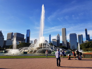 Der Buckingham-Brunnen in Chicago